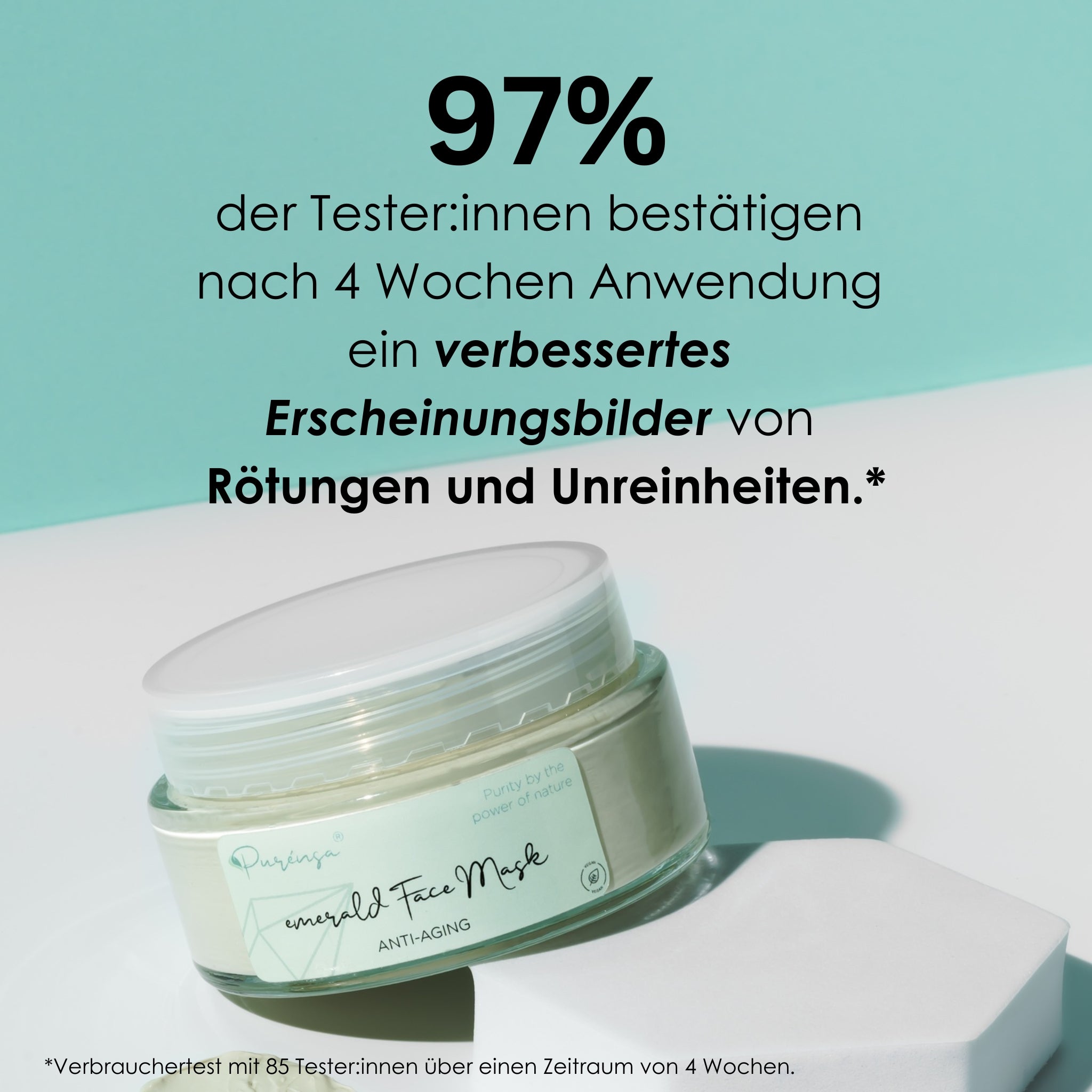 Emerald Face Mask I with Kaolin and Emerald Powder