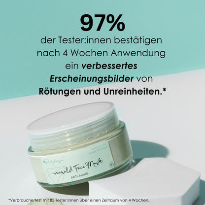 Emerald Face Mask I with Kaolin and Emerald Powder
