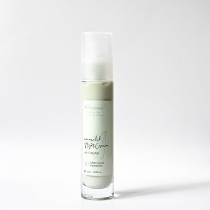 Emerald Night Cream I with Squalane &amp; Emerald Powder